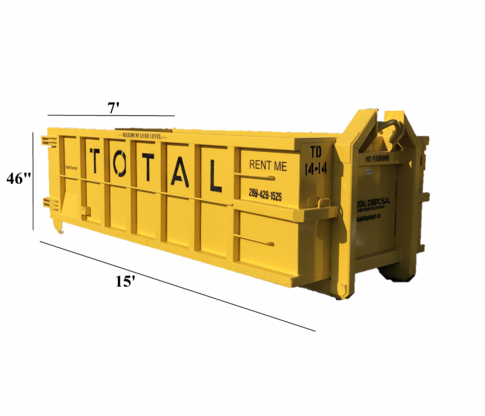 14 Cubic Yard Bin