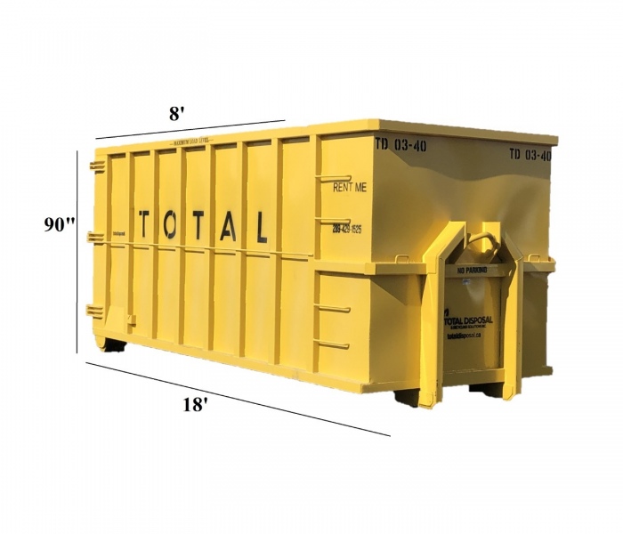 40 Cubic Yard Bin